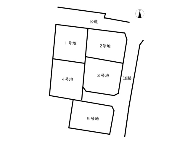 【区画図】 | 香寺町中屋／5区画