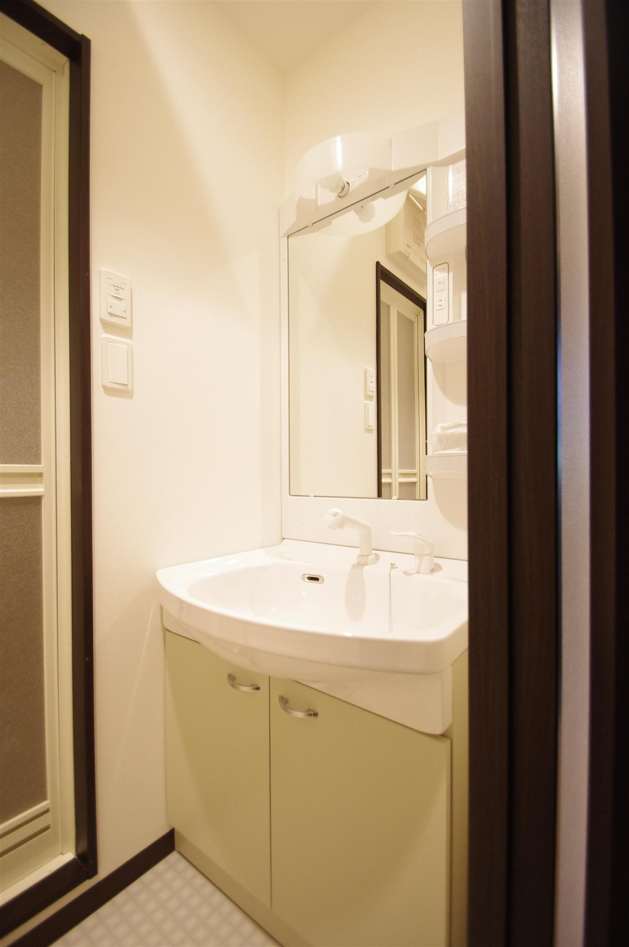 熊本市西区花園１丁目の賃貸マンションの独立洗面台