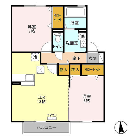 【間取り】 | グランメールⅡ