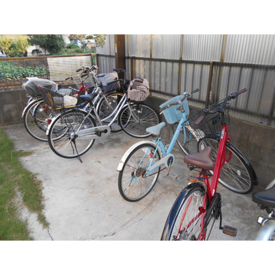 【その他共用部分】 | ハイツ美楽 | 駐輪場です