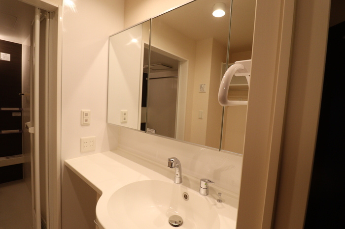 熊本市南区御幸西３丁目のアパートの洗面所