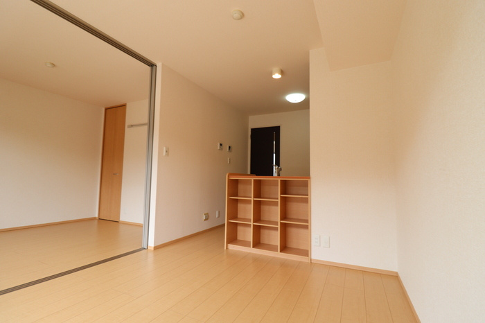 熊本市南区白藤４丁目のアパートの居間・リビング