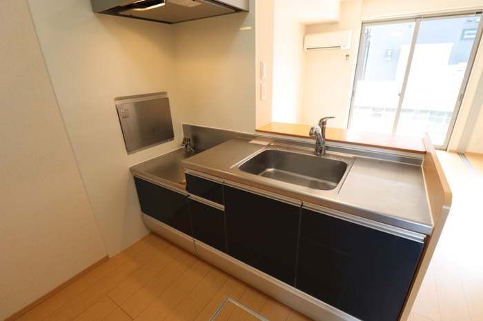 熊本市南区白藤４丁目のアパートのキッチン