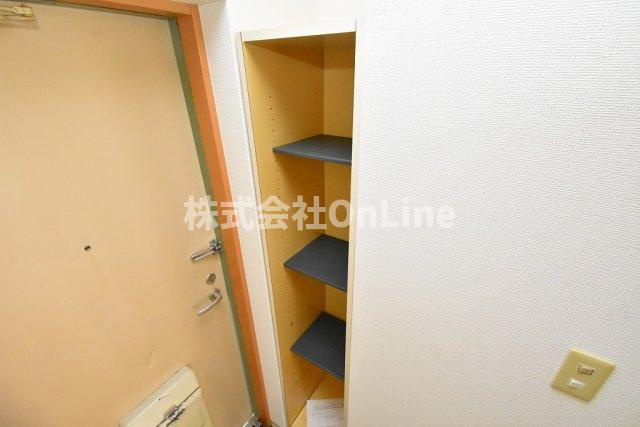 八尾市佐堂町１丁目の賃貸マンションの収納