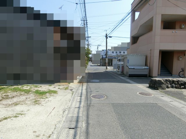 米子市灘町売地の前面道路含む現地写真