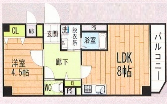 【間取り】 | メビウス難波WESTレジデンス