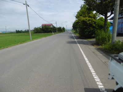 【前面道路含む現地写真】 | 黒石市高館　土地