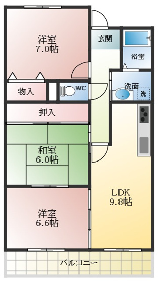 【間取り】 | ウエストインヒルズ