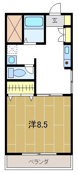 ハイツひいらぎの間取り