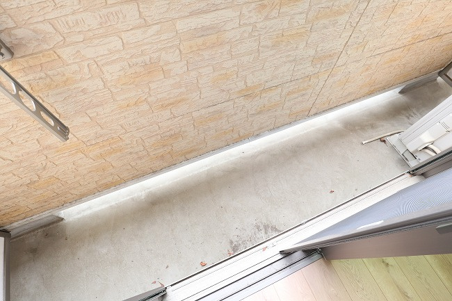 インビッグ松原Ⅱのバルコニー