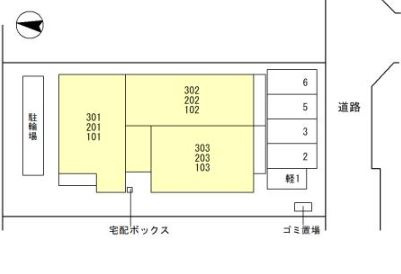 シュエットはくようの区画図