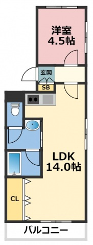 サニーコート諏訪の間取り