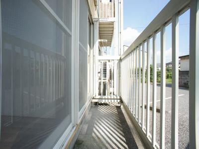 【バルコニー】 | タテノハイツＣ | 日当たり良好です♪