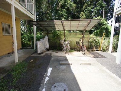 【その他共用部分】 | タテノハイツＣ | 屋根付き所駐輪場があります♪