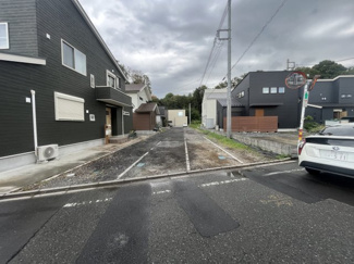 【前面道路含む現地写真】 | 川越市笠幡　建築条件なし売地　JR川越線『笠幡駅』徒歩22分　【霞ヶ関西小学区】