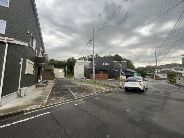 川越市笠幡　建築条件なし売地　JR川越線『笠幡駅』徒歩22分　【霞ヶ関西小学区】の前面道路含む現地写真