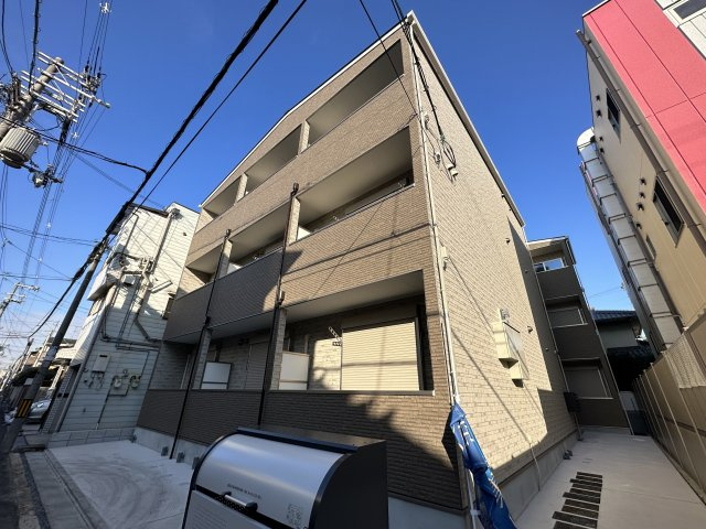 アート小若江の外観|外観は落ち着いています