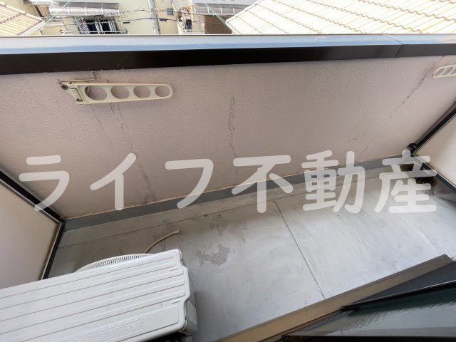 イーストヴィラキタのバルコニー|広々としたバルコニーです