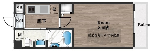 M'Sマンション長栄寺の間取り