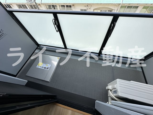 M'Sマンション長栄寺のバルコニー