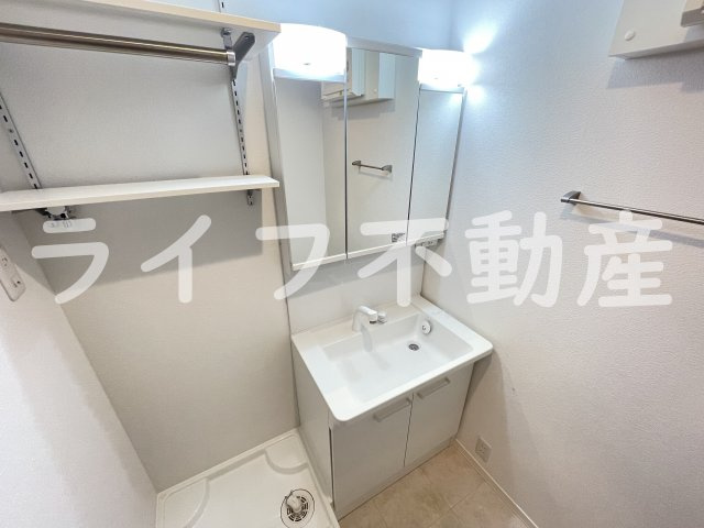 ハイム ユカリナグリーン長瀬の独立洗面台|独立洗面台で身支度をすべて済ませてしまいましょう