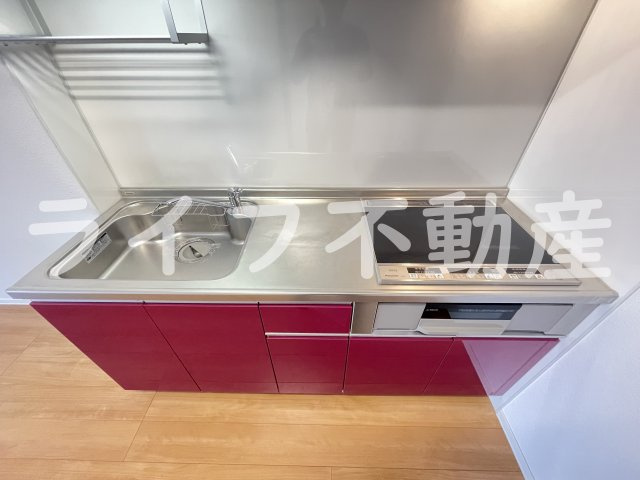 ハイム ユカリナグリーン長瀬のキッチン|お料理しやすいキッチンです