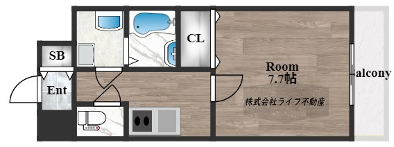 パラゴン布施駅前の間取り