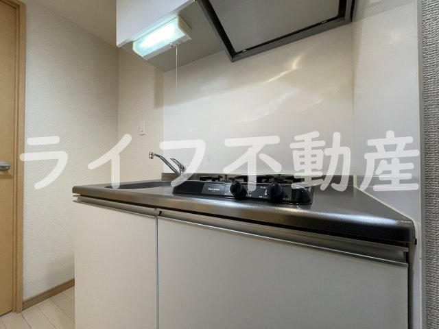 CITY SPIRE布施のキッチン|コンパクトなキッチンで掃除もラクラク