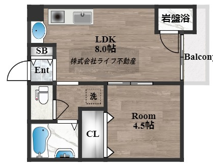 メゾンdeソレイユの間取り