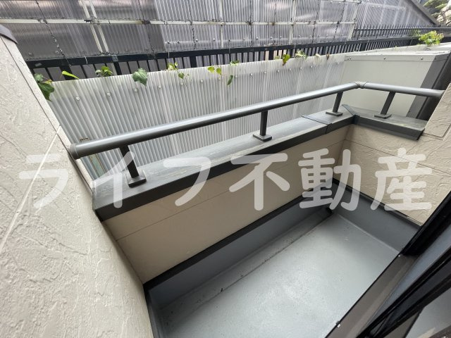 メゾンdeソレイユのバルコニー|落ち着いた時間を過ごせるバルコニーです