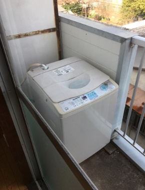 コーポアセッツ38のバルコニー