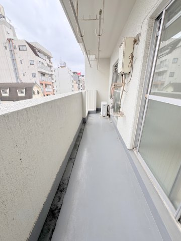 大同コーポのバルコニー