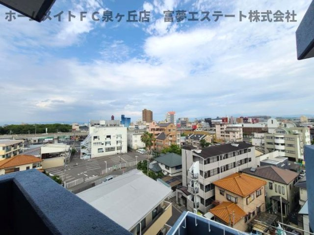 バッハレジデンス深井の展望|5帖洋室側眺望