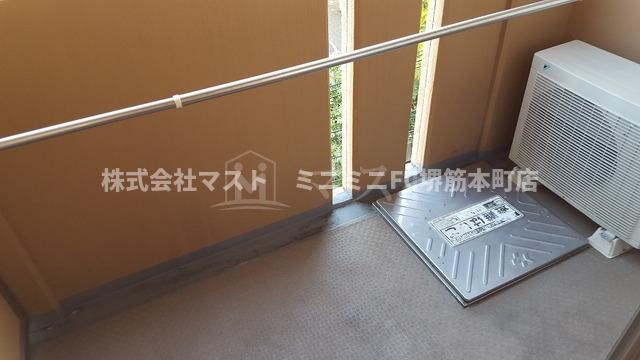 プレサンス大手前パークサイドⅡのバルコニー