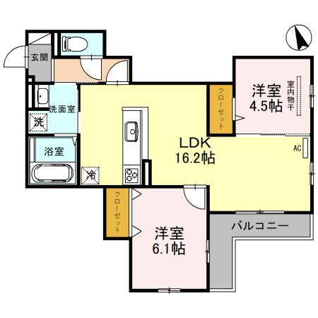 ヴィクトワール　庄 の間取り