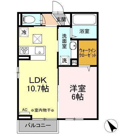 D-ROOMみたけⅠの間取り