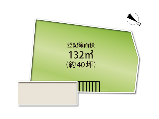 【土地図】 | 朝霞市根岸台3丁目  建築条件無売地　全1区画　(朝霞店) | 建築条件無ですのでお好きなハウスメーカーで建築できます。
