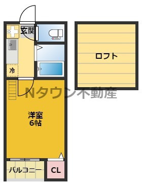 【間取り】 | Loft2本陣 | 間取りです。