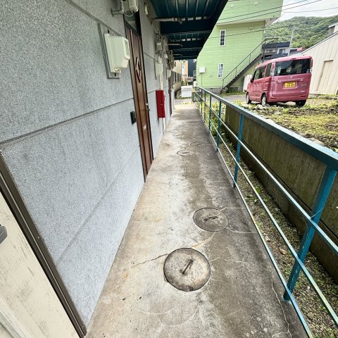 ハイツメモリーＢのエントランス