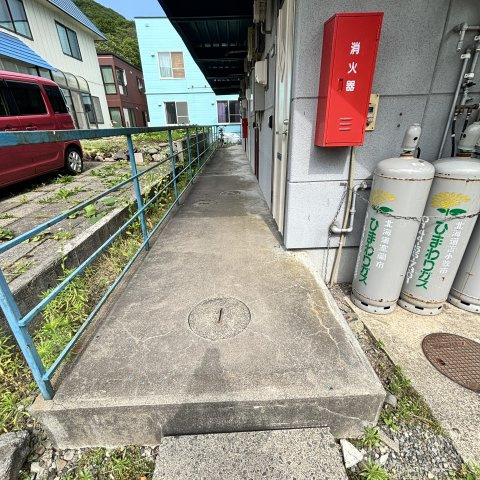 ハイツメモリーＢのエントランス