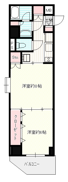 日神デュオステージ三ノ輪の間取り
