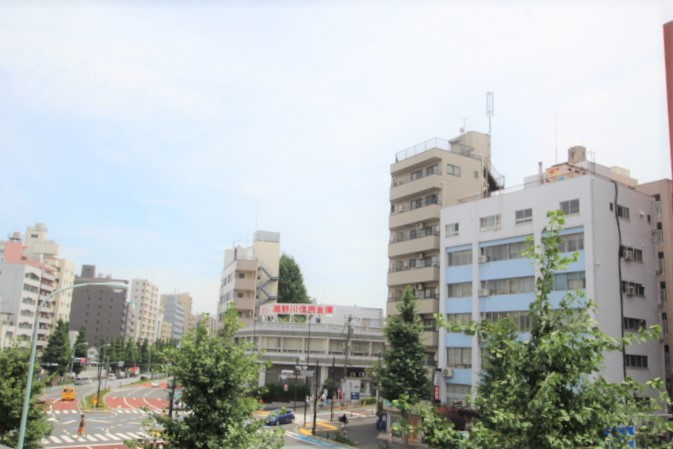 白山通りが見えるんです♪