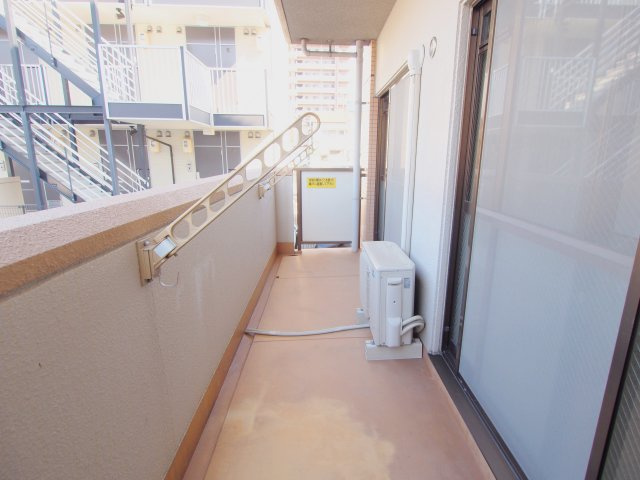 グランソレイユⅡのバルコニー