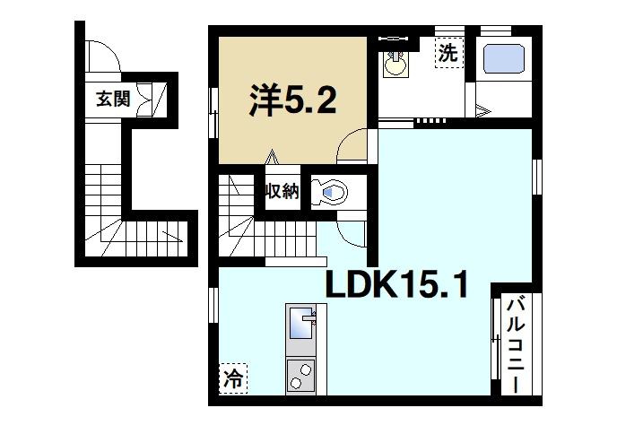 Liliumの間取り