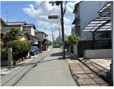 【前面道路含む現地写真】 | 長岡京市井ノ内下印田