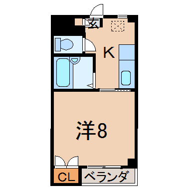 ロイヤルコーポ蜂屋の間取り
