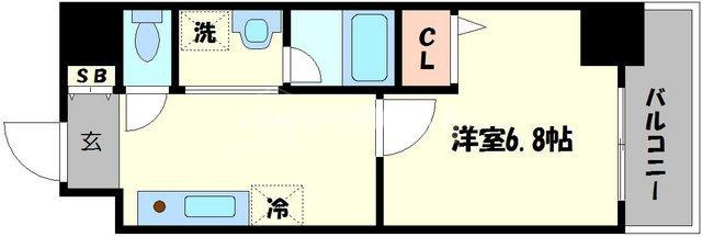 サウスヒルズ難波Ⅲ番館の間取り