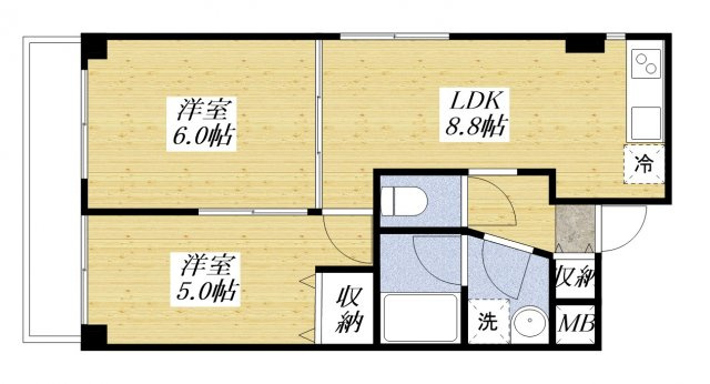ラルーチェの間取り