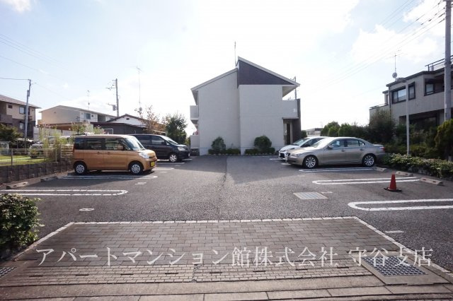 フルールＡの駐車場