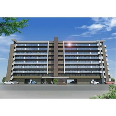 菊池郡菊陽町大字津久礼の賃貸マンションの外観パース